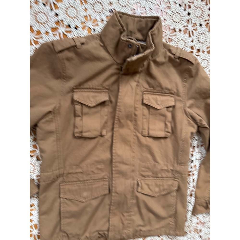 Bleecker & Broad Sherpa Lined Military‎ Jacket Utility Coat Sz M - Picture 5 of 11